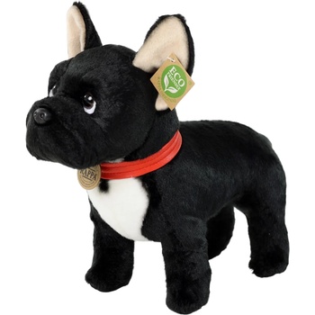 Image 1 of Rappa Плюшена играчка Rappa Еко приятели - Куче Френски булдог, стоящ, черен, 30 cm (357204)