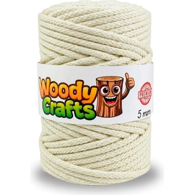 Woody Crafts Woody PREMIUM 5 mm (100m) - Přírodní (Natural)