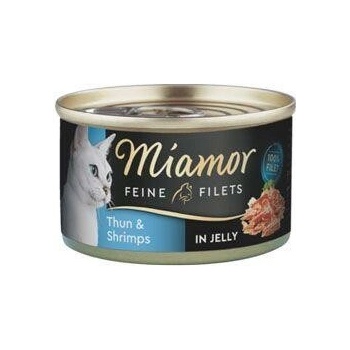 Miamor Cat Filet tuniak a krevetky v želé 100 g