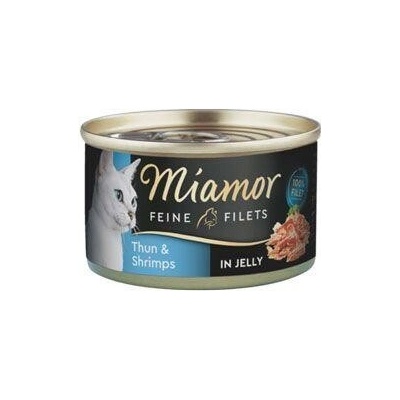 Miamor Cat Filet tuniak a krevetky v želé 100 g