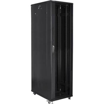 Lanberg Комуникационен шкаф Lanberg rack cabinet 19" free-standing 47U / 800x1000 self-assembly flat pack, black (FF01-8047-12B)