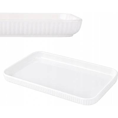 Porcelánový podnos obdélníkový talíř Altom Design Crema 30,5 cm