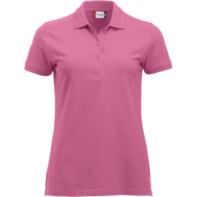 CLIQUE Polokošile Classic Marion S S těžká bavlna krátký rukáv dámská COT67824620800 bright pink