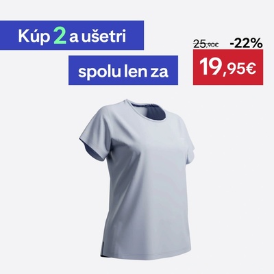 KIPRUN Dámske priedušné bežecké tričko Run 500 Dry fialové