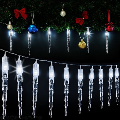 Goleto Vánoční LED řetěz rampouchy 6,2 m