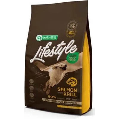 Nature's Protection Lifestyle puppy lososové kril 1,5 kg