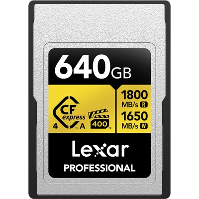 Lexar CFexpress A 4.0 Pro Gold 640GB LCAGOLD640G-RNENG
