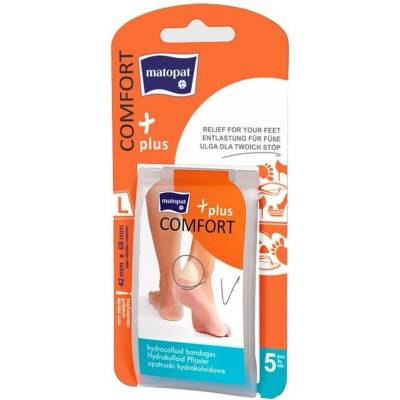 Matopat Comfort Plus Hydrokoloidní náplast L 5 ks
