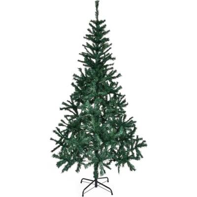 VEYRA Umelý vianočný stromček zelený smrek 180 cm s kovovým stojanom