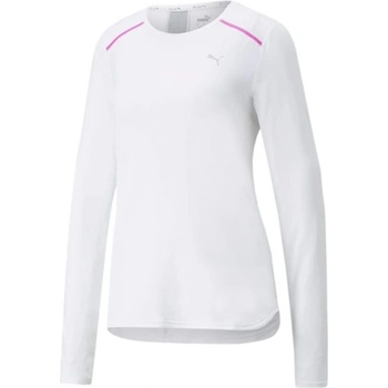 PUMA Дамска блуза с дълъг ръкав Puma Run Cloudspun Marathon Long Sleeve - Бял