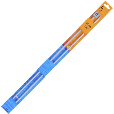 Knitting Needles Класическа права игла 35 cm 4 mm (633609-PONY)