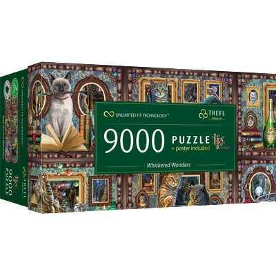 Trefl - Puzzle Lisa Parker: Whiskered Wonders - 9 000 piese