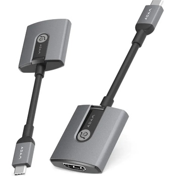 ADAM elements 4K CASA H01 USB-C to HDMI Adapter Cable - 4K адаптер за свързване от USB-C към HDMI (тъмносив)