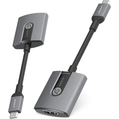 ADAM elements 4K CASA H01 USB-C to HDMI Adapter Cable - 4K адаптер за свързване от USB-C към HDMI (тъмносив)