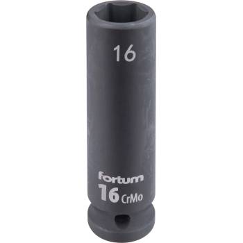 Fortum машинна (ударна) муфа 1/2", 16 mm, L 78 mm, почернена, FORTUM