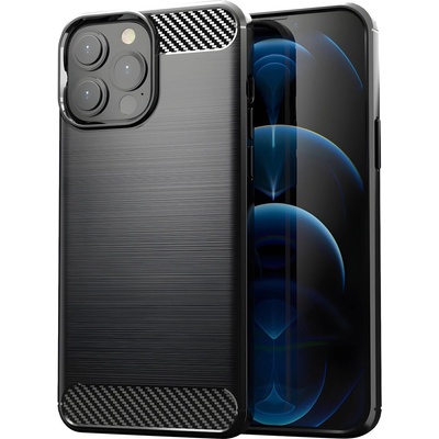 Apple Carbon Shield TPU калъф за Apple iPhone 13 Pro Max - Черен KP9986