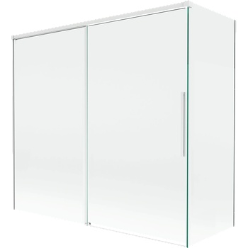 Mexen Rox вана параван, разтегателен, 2-крилен 170 + 75 x 150 см, прозрачен, бял - 8C9-170-075-20-00 (8C9-170-075-20-00)