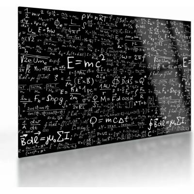 Skleněný obraz - Matematika, jednodílný 70x50 cm na skle – Hledejceny.cz