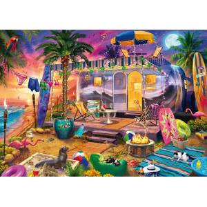 Schmidt Spiele - Puzzle Haynie: Mobile Home - 1 000 piese