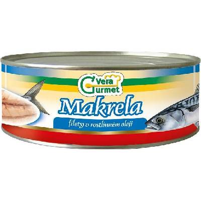 Vera Gurmet Filety z makrel v oleji 1 kg