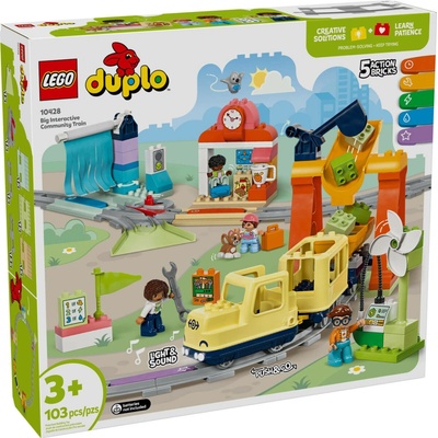 LEGO® DUPLO® 10428 Veľký interaktívny komunitný vláčik
