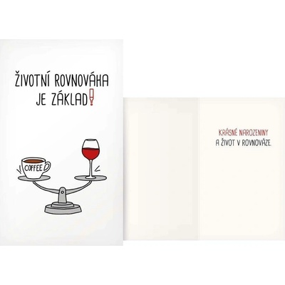 Přání humorné - Rovnováha