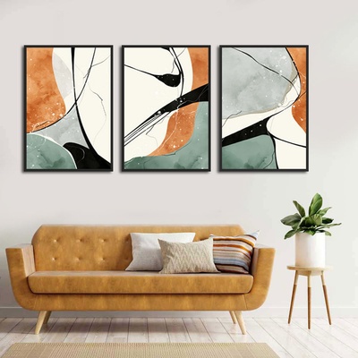 Decono Картини Мента и Оранжево