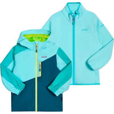 Kamik Детско 3-в-1 яке Kamik Kid's Estella Waterproof jacket - Azure / Ocean - размер 92 (EU) (703-5356-0111)