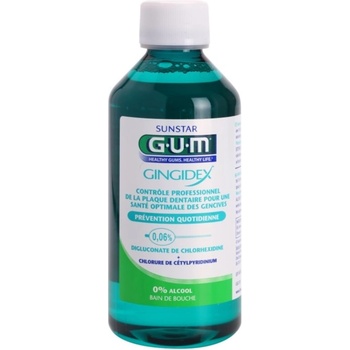 Sunstar Gingidex 0, 06% вода за уста за здрави венци и против зъбна плака без алкохол 300ml