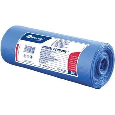 Merida Vrecká na odpadky HDPE 8µm 70 l modré 50 ks/b W32N