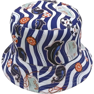 HARAHU Шапка do-22507 - Синя / Бяла kp22507 (do-22507)