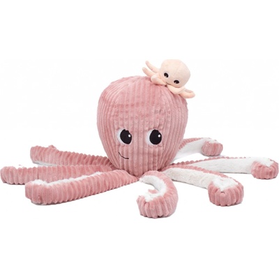 Les Deglingos chobotnica Mamička a bábätko Ružová