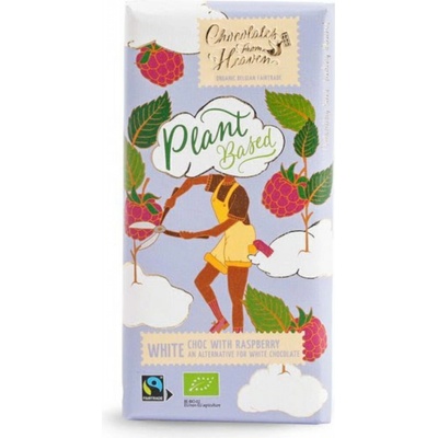 Chocolates from Heaven BIO rýžová bílá s malinami 39% 100 g