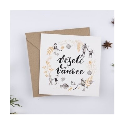 Be Nice vánoční přání - Veselé Vánoce