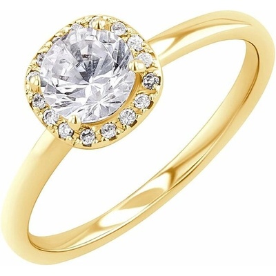 Eppi Halo zásnubní prsten s lab grown diamanty Zulie RE46466