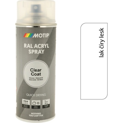 Motip Acryl lak číry lesk 400 ml