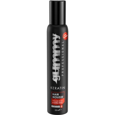 Gummy Hair Mousse Volume & Ultra Hold - objemová a silne fixačná pena, 225 ml