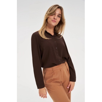 Moodo Кафява вискозна риза Moodo Moodo | Kafyav | ЖЕНИ | XS