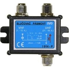 IVO I014-P slučovač VHF/UHF 1x DC průchozí přes UHF vstup