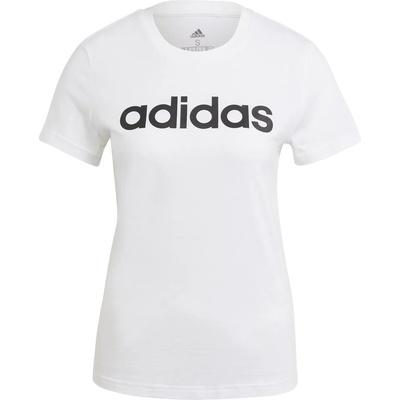adidas Дамска тениска Adidas Essentials Logo T-Shirt Womens - Linear White
