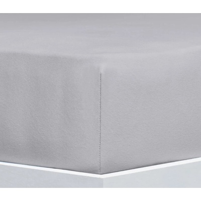 Ložnice21 Prostěradlo Solit Jersey Silber Světle šedé 90-100x200