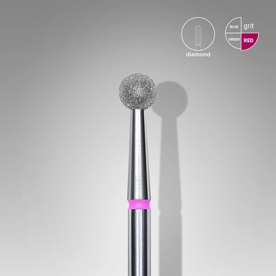 Staleks fréza FA01R040 diamantová gulička 4 mm