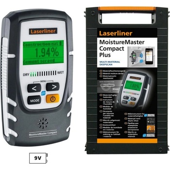 Laserliner Влагомер Laserliner MoistureMaster Compact Plus, 082.334A - до 56.4% (082.334A)