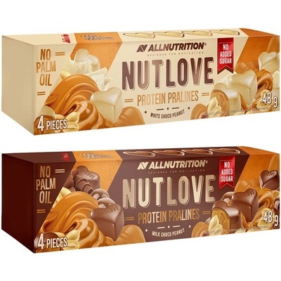 Allnutrition Nutlove Protein Pralines Milk Choco Peanut 48 g – Hledejceny.cz