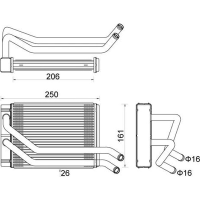 Vymenik tepla, Vnitrni vytapeni NRF 54313