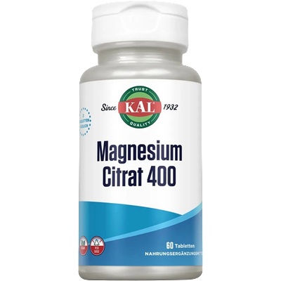 KAL Магнезиев цитрат 400 mg - 60 таблетки