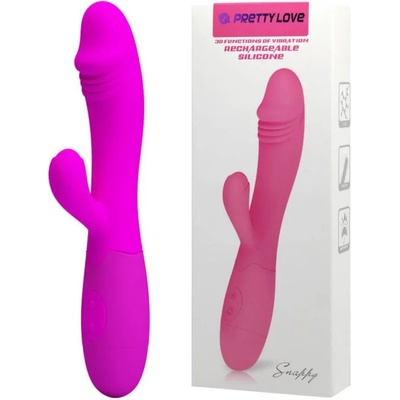 Вибратор, създаден за удоволствие, 19, 5см. - Snappy Purple (DEBRA00942)