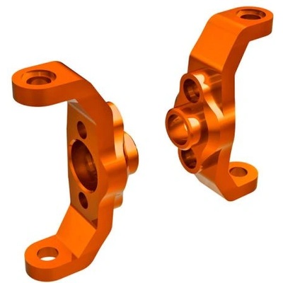 Traxxas алуминиева носеща скоба оранжево анодирана (лява и дясна)