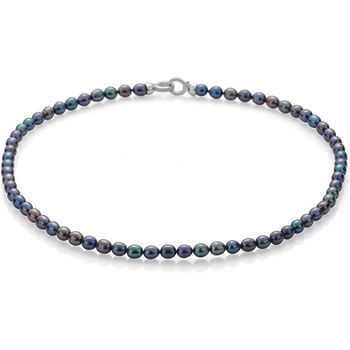 Image 1 of Swan Колие от черни следководни естествени перли RRICENB Swan