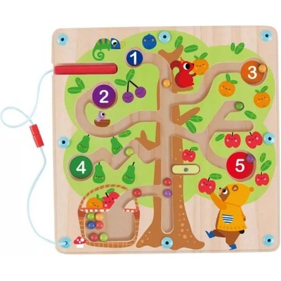 Tooky Toy Tooky Toy: Магнитна игра за събиране на плодове (TH687)
